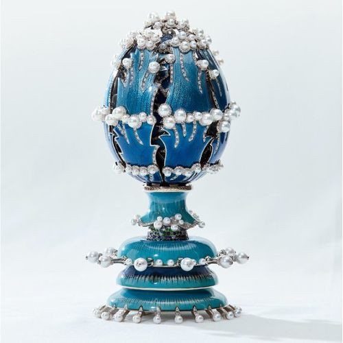 The Fabergé egg on Seven Seas Grandeur. The Fabergé egg on Seven Seas Grandeur.
