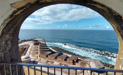 A view of the Caribbean Sea from the Castillo San Felipe del Morro.