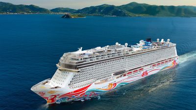 NCL is renovating the 2017-built Norwegian Joy, which will resume sailing in February.