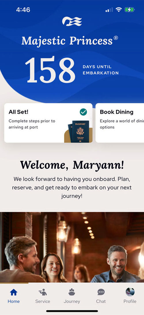 Princess Cruises says its onboard app is new and improved Princess Cruises says its onboard app is new and improved