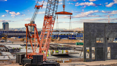 Expansion has begun at Area15, just west of the Las Vegas Strip.