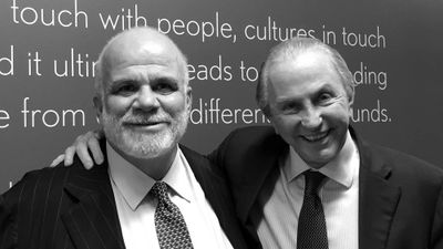 Manfredi Lefebvre (left) and Geoffrey Kent.