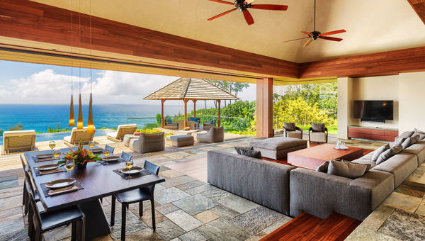 The property known as Secret Cove features four bedrooms and large indoor, outdoor and dining areas. The property known as Secret Cove features four bedrooms and large indoor, outdoor and dining areas.