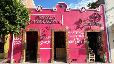 Calle 5 de Mayo is known for its guava pastry and candy shops.