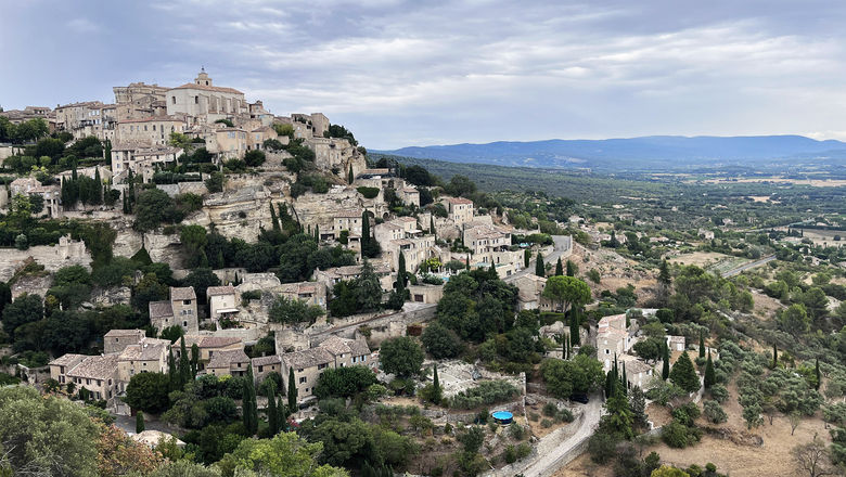 The village of Gordes, with its hillside homes, is synonymous with the idyllic Provencal countryside.