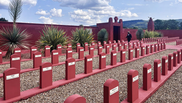 Tata Senegalais de Chasselay, a cemetery and memorial for the nearly 200 Senegalese soldiers who were massacred by German forces during World War II.