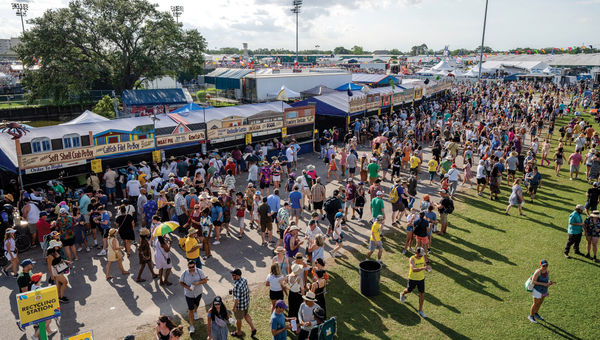 A few of the food stalls featuring Cajun and Creole cuisine. A few of the food stalls featuring Cajun and Creole cuisine.