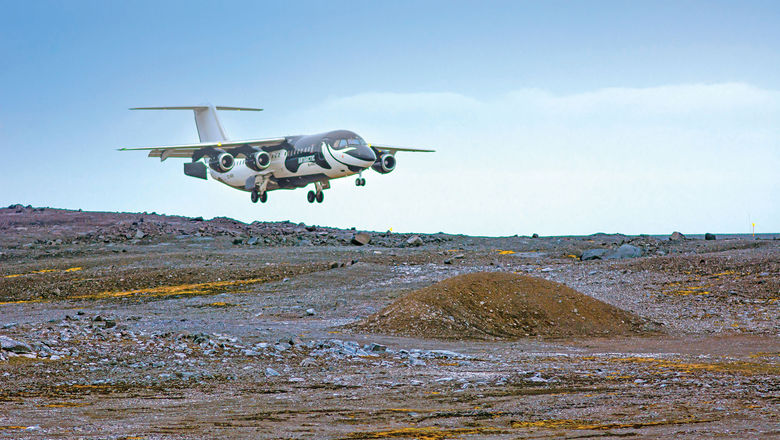 DAP Airlines is the main provider of Drake Passage flights for cruise guests.