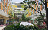 Royal Caribbean has kept its Central Park neighborhood on the Icon, injecting the space with bright colors. The corridor is lined with places to eat, drink and shop.