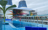 Another new neighborhood, Chill Island, has a wading pool, loungers and nearby bars.