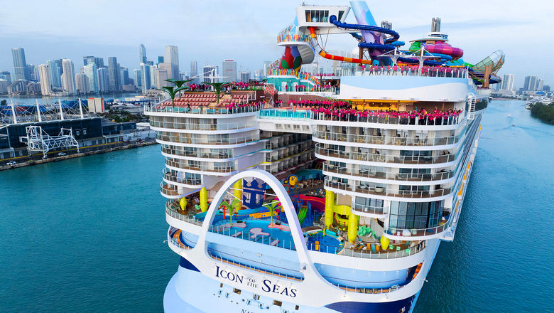 The new Icon of the Seas is at the forefront of record bookings at Royal Caribbean Group.