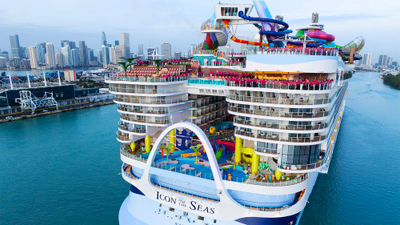 Royal Caribbean's Icon of the Seas in Miami.