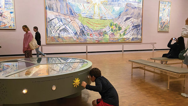 The Munch Museum, which opened in late 2021, has several interactive installations for children.