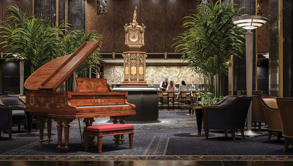A rendering of the Waldorf Astoria New York's restored lobby. A rendering of the Waldorf Astoria New York's restored lobby.