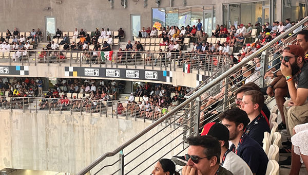 Spectators at the Yas Marina Circuit.