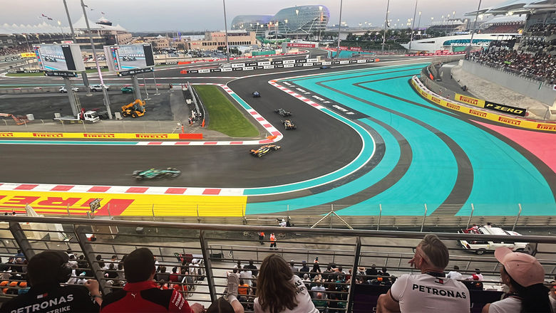 The final race in the 2023 Formula 1 World Championship in Abu Dhabi in November. MSC Cruises crafted special packages featuring tickets to the race, along with Formula 1 experiences onboard the MSC Virtuosa.