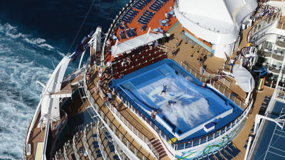The Allure of the Seas. Royal Caribbean said this year it planned to update the ship.