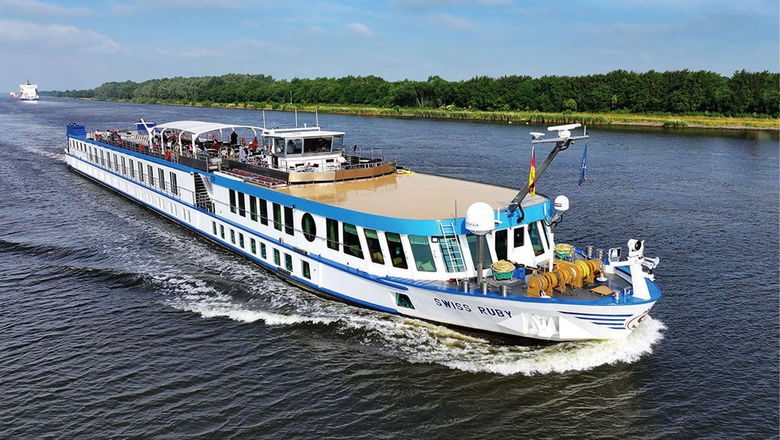 The Swiss Ruby, Viva's smallest river ship.