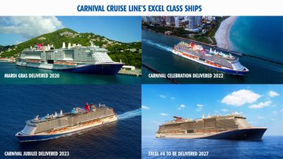 Carnival has not yet unveiled a name for its fourth Excel ship.