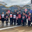 Flight attendants protest at airports across America