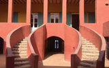 The House of Slaves museum and memorial site on Goree Island off the coast of Dakar, Senegal. The musuem preserves the history of the buildings' use as the largest slave trade center during the Atlantic Slave Trade and serves as a memorial for the lives lost during the centuries-long trade.