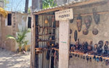 Village marketplace on Joal Fadiout, also known as Sea Shell Island. Guests on Variety Cruises' West Africa sailings visit Sea Shell Island when calling on Djiffer, Senegal.