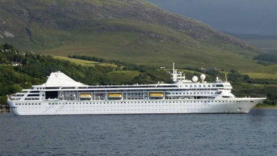 The Villa Vie Odyssey, formerly known as the MS Braemar sailing for Fred. Olsen Cruise Lines.