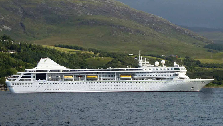 The Villa Vie Odyssey, formerly known as the MS Braemar sailing for Fred. Olsen Cruise Lines.