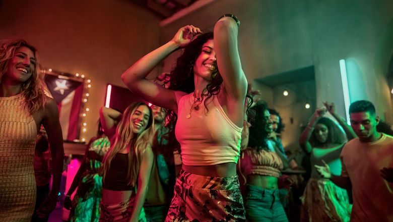 The revamped "Live Boricua" marketing campaign includes video of people enjoying the nightlife at La Factoria, a popular San Juan club.