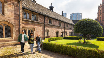 Chetham's School of Music is just one of the many attractions driving visitors to Manchester, England.