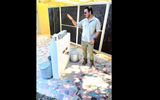 Sebastian Del Valle, Rancho Cacachilas' head guide, explains how guests take showers with warm or cold buckets of water.