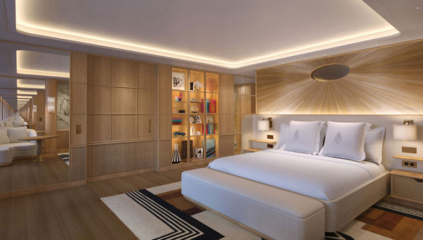 A rendering of a Seaview Suite.