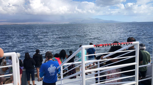 The view alone is worth the trip, but PacWhale Eco-Adventures also has a whale-spotting guarantee. If a whale is not seen, guests can go on another outing for free. The view alone is worth the trip, but PacWhale Eco-Adventures also has a whale-spotting guarantee. If a whale is not seen, guests can go on another outing for free.
