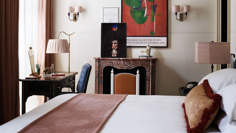 A guestroom at the NoMad London.