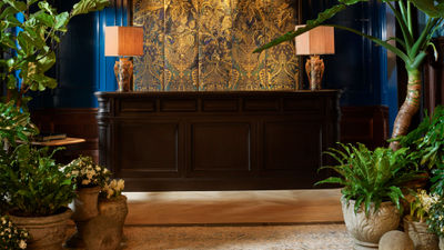 The reception area at the NoMad London.