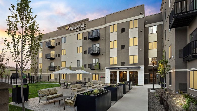 The WaterWalk extended-stay hotel in Boise, Idaho.
