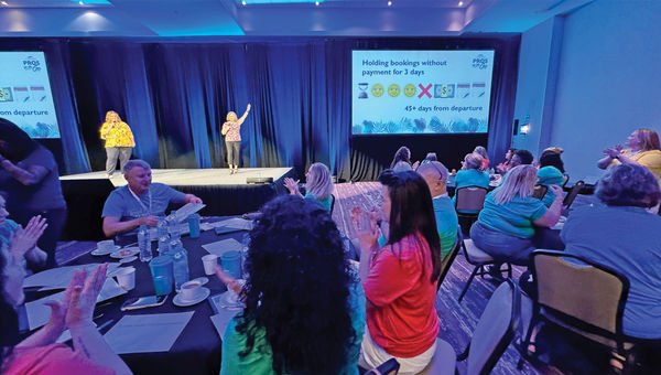 Advisors at the Breathless Riviera Cancun for the four-day ALG Vacations Pros on the Go event, part of a "mega-fam" strategy that the wholesaler launched this year. Advisors at the Breathless Riviera Cancun for the four-day ALG Vacations Pros on the Go event, part of a "mega-fam" strategy that the wholesaler launched this year.