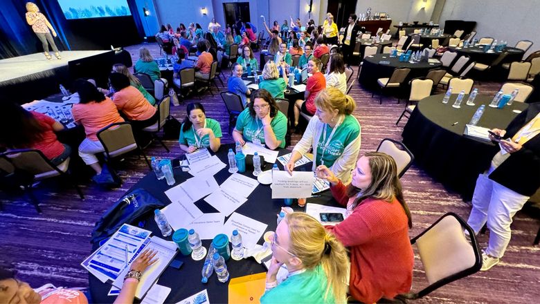 Team-building exercises and workshops made up the bulk of programming during the inaugural Pros on the Go event earlier this month.