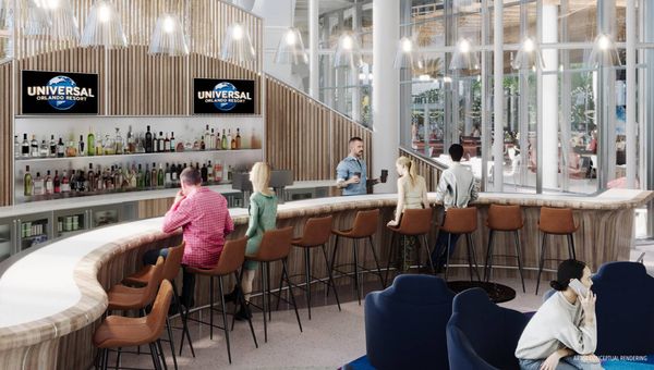 The Luna Bar will be in the lobby of the Universal Terra Luna Resort.