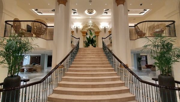 Hotel staff said the British Colonial's elegant lobby staircase is a must-have photo for anyone who visits the property.