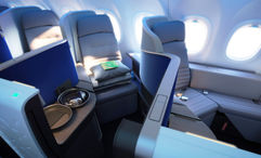 The Mint Suite offers direct aisle access and lie-flat seats.