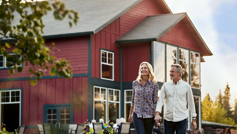 Guests at the Copper River Princess Wilderness Lodge in Alaska.