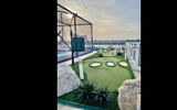 Atop the ship on Deck 12, guests can play bocce pickle ball, shuffleboard, or play mini-golf on a putting green with holes inspired by famous golf courses from around the world.