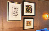 Every ship in Regent's Explorer class has at least one Picasso. The Grandeur of the Sea's steakhouse, Prime 7, has three.