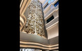 The Seven Seas Grandeur art collection includes a nearly 40-foot-tall hand-woven tapestry, "The Enchanted Tree," created by Brazilian artist Walter Goldfarb.
