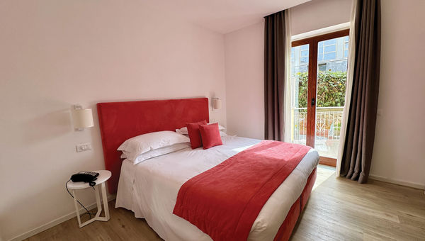 A room at the Hotel Isabella in Sorrento.