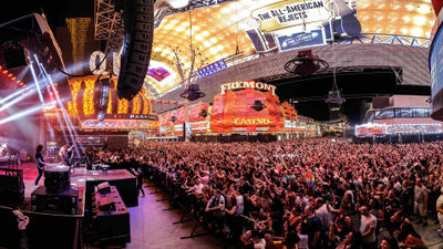 The All-American Rejects were among the acts that played Downtown Rocks on Fremont Street last summer.
