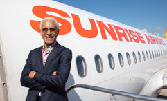 Sunrise Airways Chairman and CEO Philippe Bayard. The carrier is initiating service later this month that will connect Antigua with St. Lucia, St. Kitts and Dominica.