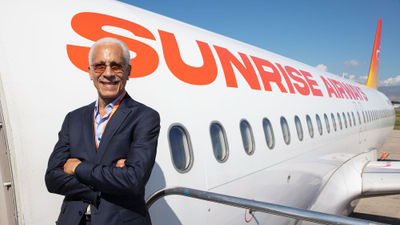 Sunrise Airways Chairman and CEO Philippe Bayard. The carrier is initiating service later this month that will connect Antigua with St. Lucia, St. Kitts and Dominica.