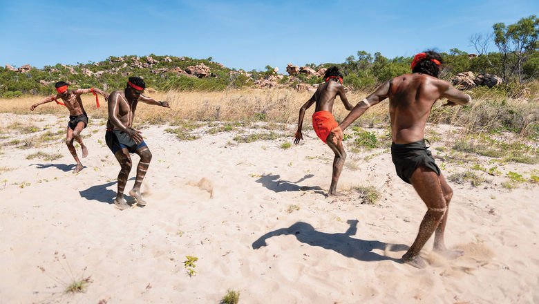The Wunambal Gaambera will introduce Seabourn Pursuit guests to their culture, including junba song and dance.